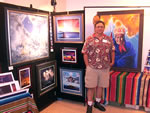 Ikoshy Montoya at the Balboa Art show in San Diego, CA